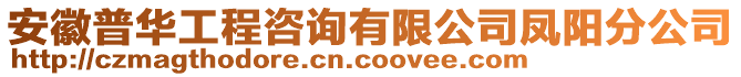 安徽普華工程咨詢有限公司鳳陽分公司