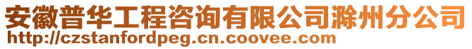 安徽普華工程咨詢(xún)有限公司滁州分公司