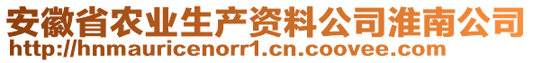 安徽省農(nóng)業(yè)生產(chǎn)資料公司淮南公司