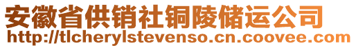 安徽省供銷社銅陵儲運公司