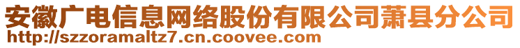 安徽廣電信息網絡股份有限公司蕭縣分公司