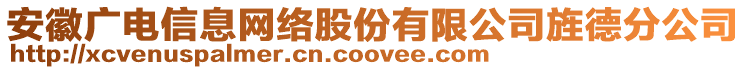 安徽廣電信息網(wǎng)絡(luò)股份有限公司旌德分公司