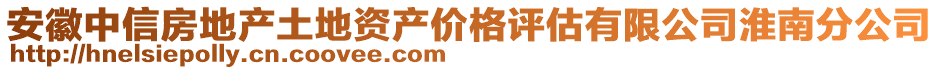 安徽中信房地產(chǎn)土地資產(chǎn)價(jià)格評(píng)估有限公司淮南分公司