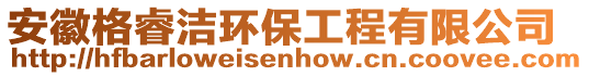 安徽格睿潔環(huán)保工程有限公司