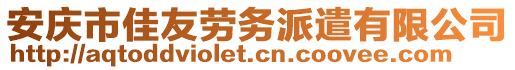 安慶市佳友勞務(wù)派遣有限公司