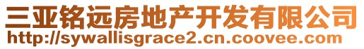 三亞銘遠房地產(chǎn)開發(fā)有限公司