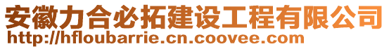 安徽力合必拓建設工程有限公司