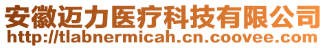 安徽邁力醫(yī)療科技有限公司