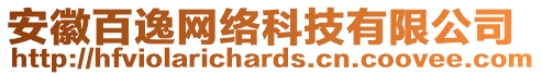 安徽百逸網(wǎng)絡(luò)科技有限公司