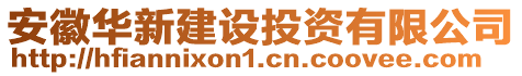 安徽華新建設(shè)投資有限公司