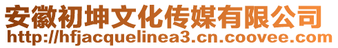 安徽初坤文化傳媒有限公司