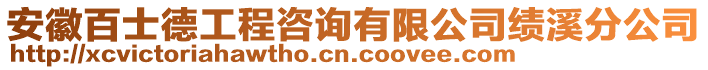 安徽百士德工程咨詢有限公司績溪分公司