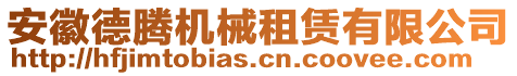 安徽德騰機械租賃有限公司