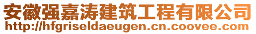 安徽強(qiáng)嘉濤建筑工程有限公司