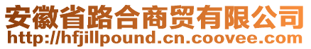 安徽省路合商貿(mào)有限公司