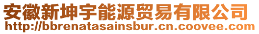 安徽新坤宇能源貿易有限公司