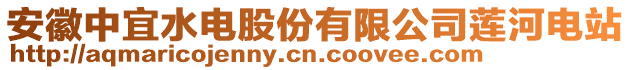 安徽中宜水電股份有限公司蓮河電站