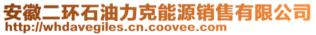 安徽二環(huán)石油力克能源銷售有限公司