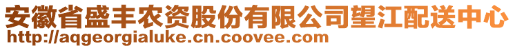 安徽省盛豐農(nóng)資股份有限公司望江配送中心