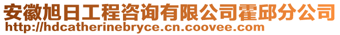 安徽旭日工程咨詢有限公司霍邱分公司