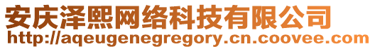 安慶澤熙網(wǎng)絡(luò)科技有限公司