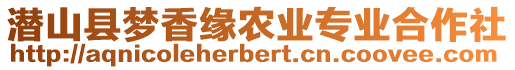 潛山縣夢香緣農(nóng)業(yè)專業(yè)合作社