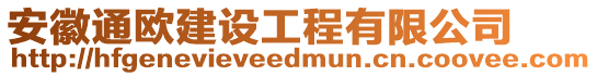 安徽通歐建設工程有限公司