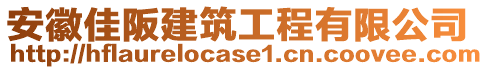 安徽佳阪建筑工程有限公司