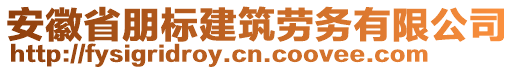 安徽省朋標(biāo)建筑勞務(wù)有限公司