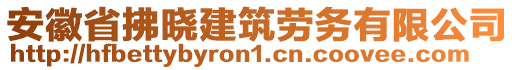 安徽省拂曉建筑勞務有限公司