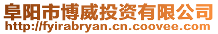 阜陽市博威投資有限公司