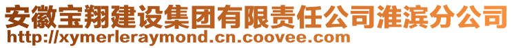 安徽寶翔建設集團有限責任公司淮濱分公司