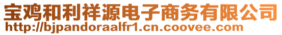 寶雞和利祥源電子商務(wù)有限公司