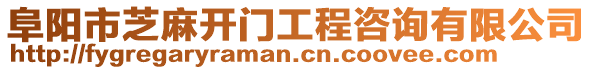 阜陽市芝麻開門工程咨詢有限公司