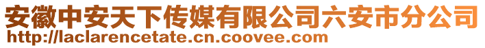 安徽中安天下傳媒有限公司六安市分公司