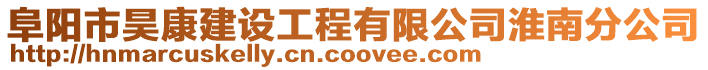 阜陽市昊康建設工程有限公司淮南分公司