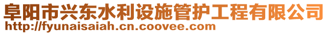 阜陽市興東水利設施管護工程有限公司