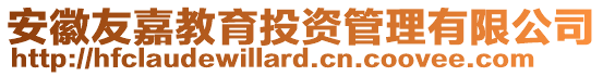 安徽友嘉教育投資管理有限公司