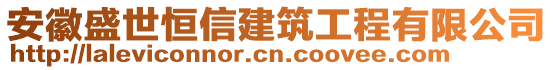 安徽盛世恒信建筑工程有限公司