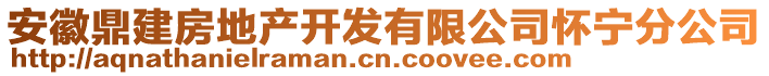 安徽鼎建房地產(chǎn)開發(fā)有限公司懷寧分公司