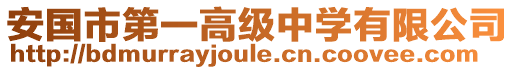 安國市第一高級中學(xué)有限公司