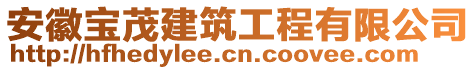 安徽寶茂建筑工程有限公司