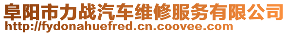 阜陽市力戰(zhàn)汽車維修服務(wù)有限公司