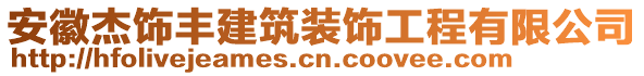 安徽杰飾豐建筑裝飾工程有限公司