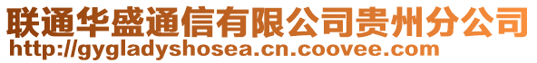 聯(lián)通華盛通信有限公司貴州分公司