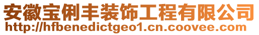 安徽寶俐豐裝飾工程有限公司