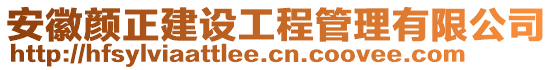 安徽顏正建設工程管理有限公司