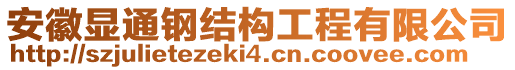 安徽顯通鋼結(jié)構(gòu)工程有限公司