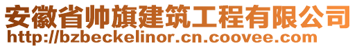 安徽省帥旗建筑工程有限公司