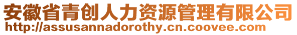 安徽省青創(chuàng)人力資源管理有限公司